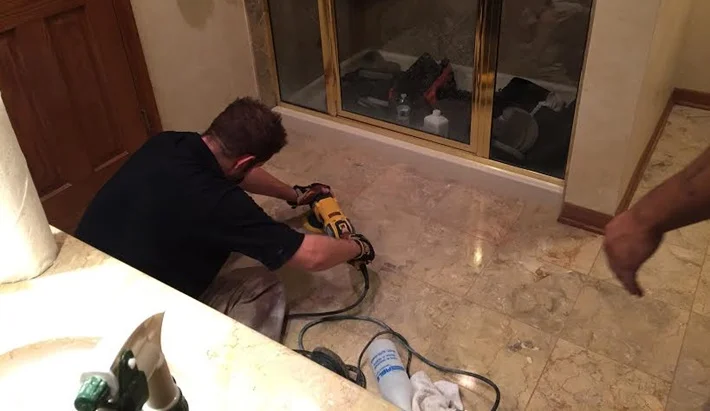 Travertine Floor Restoration