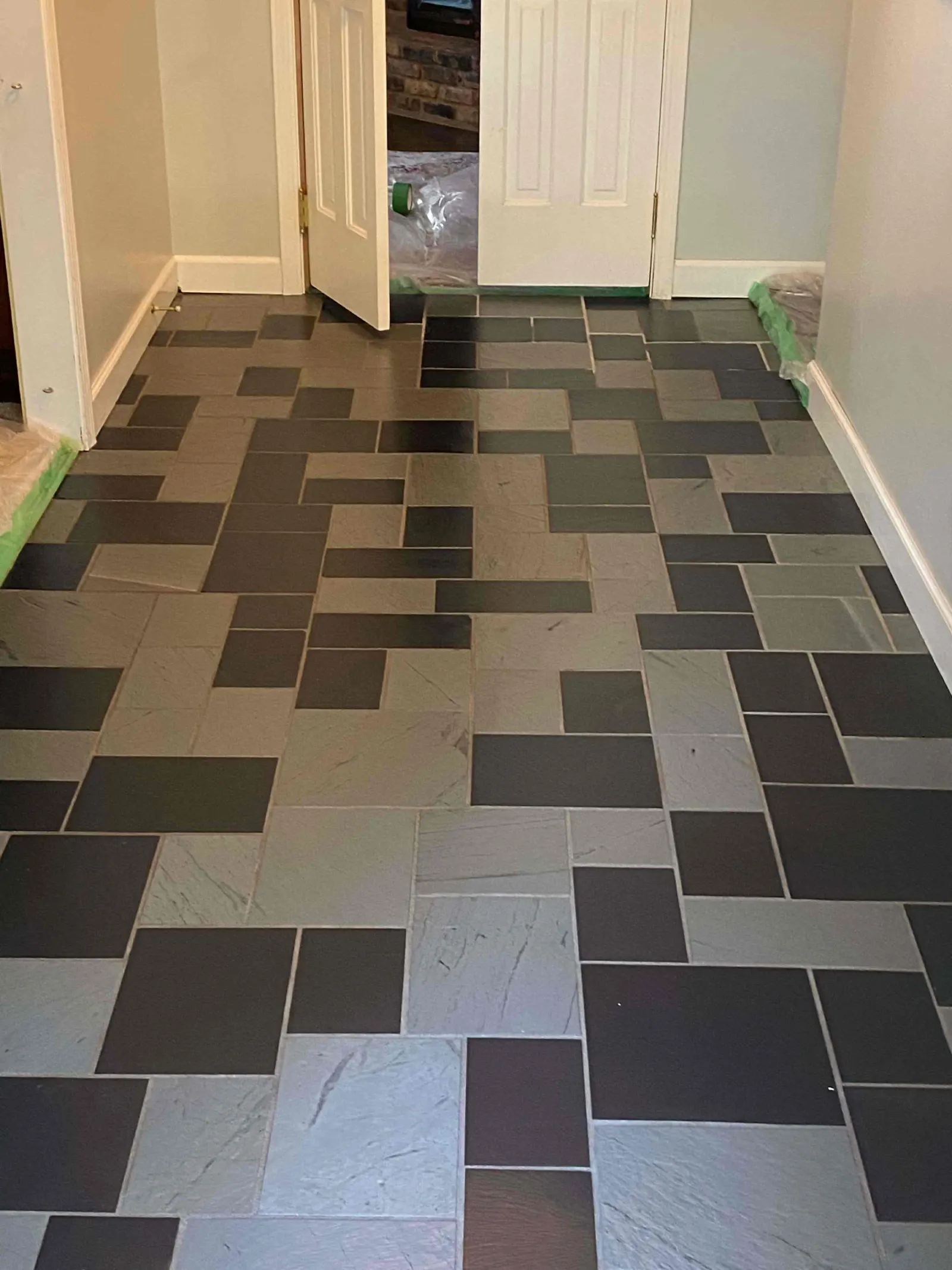 slate floor cleaning